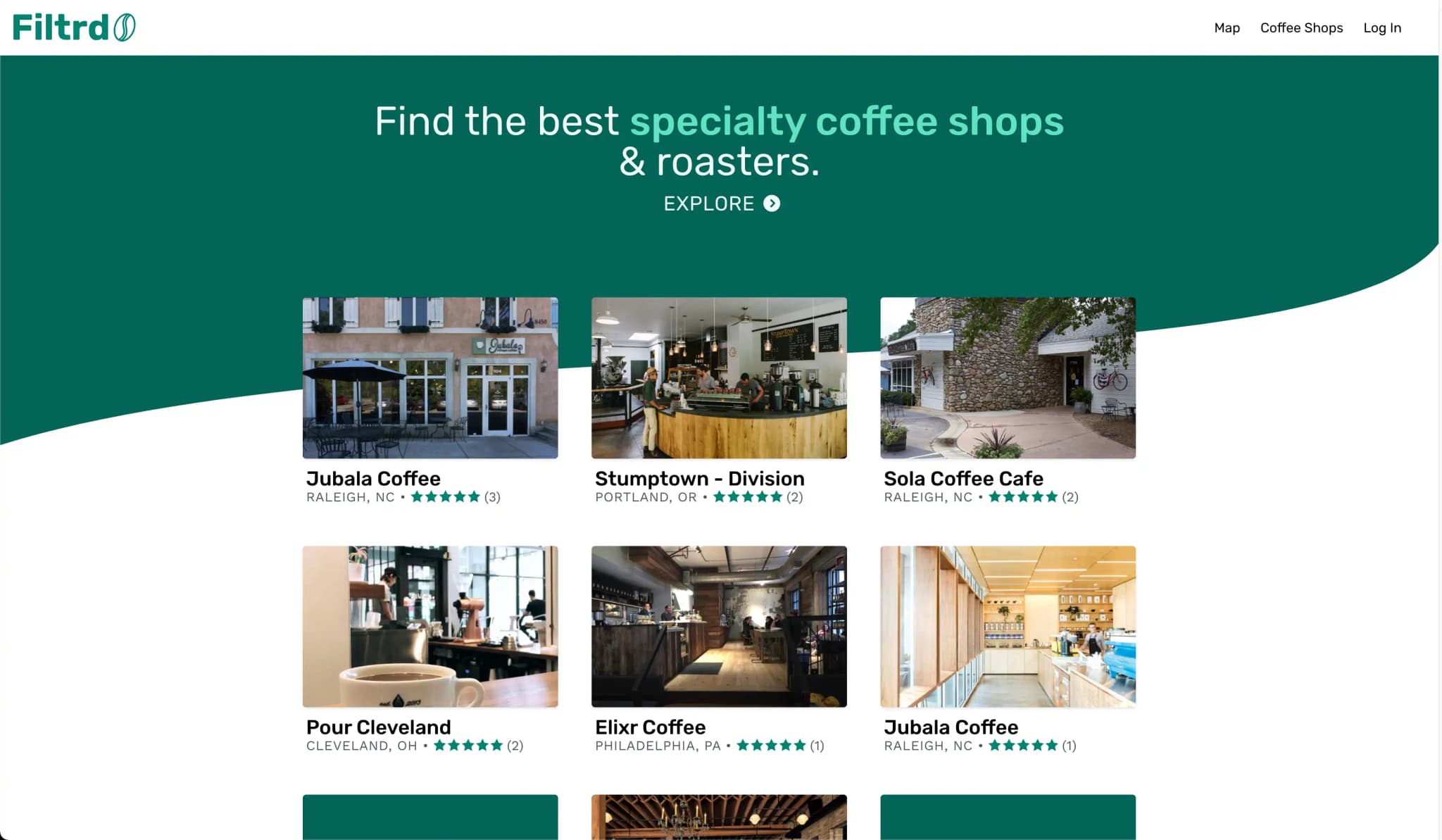The filtrd homepage